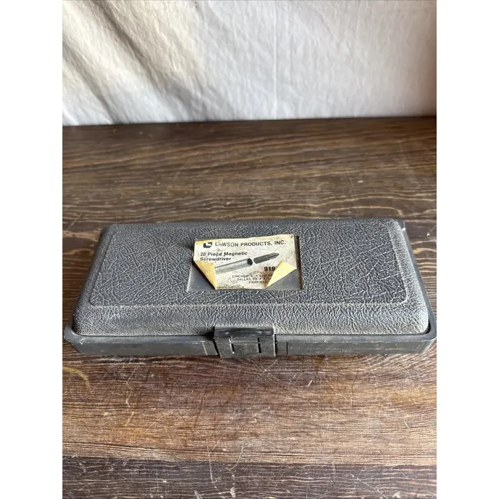 Lawson 91950 20-Piece Screwdriver & Bit Set w/ Case